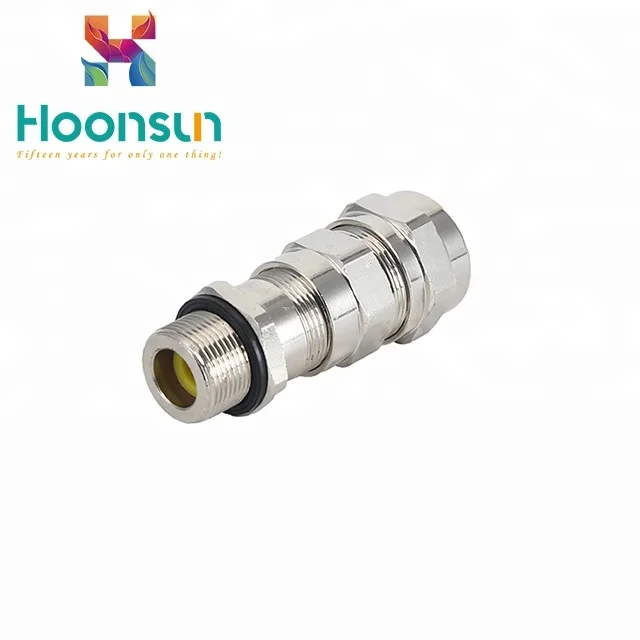 IP66  metal   armoured metric explosion-proof cable gland