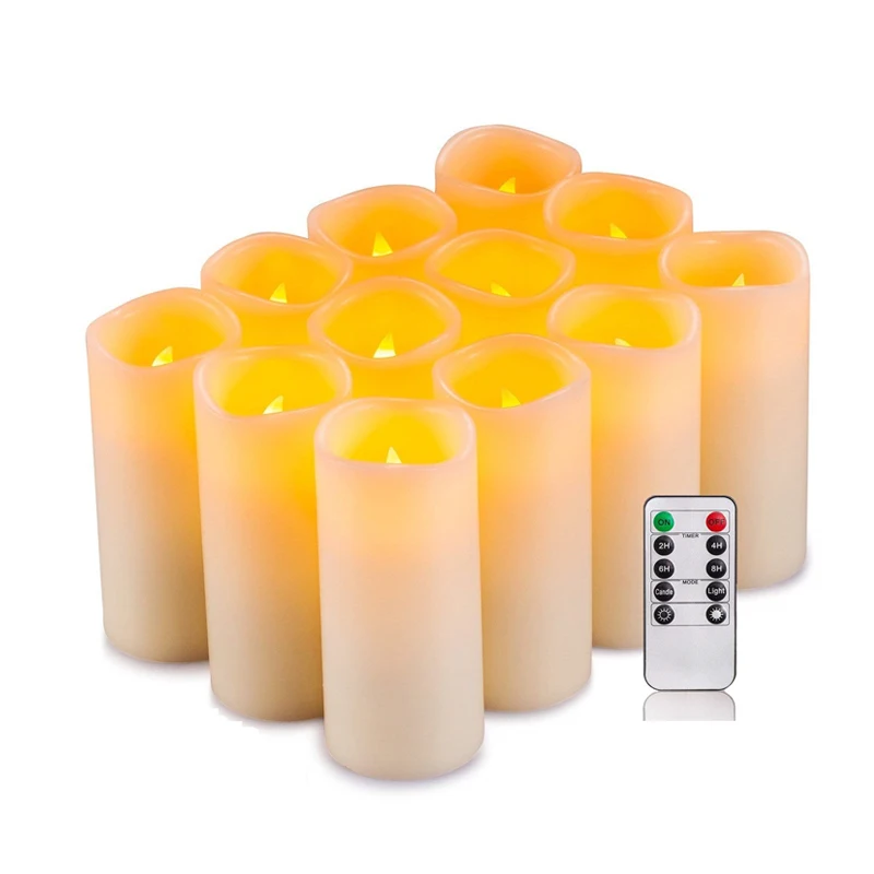 
Dancing flame led candle flameless moving wick led candle wholesale wedding gift 