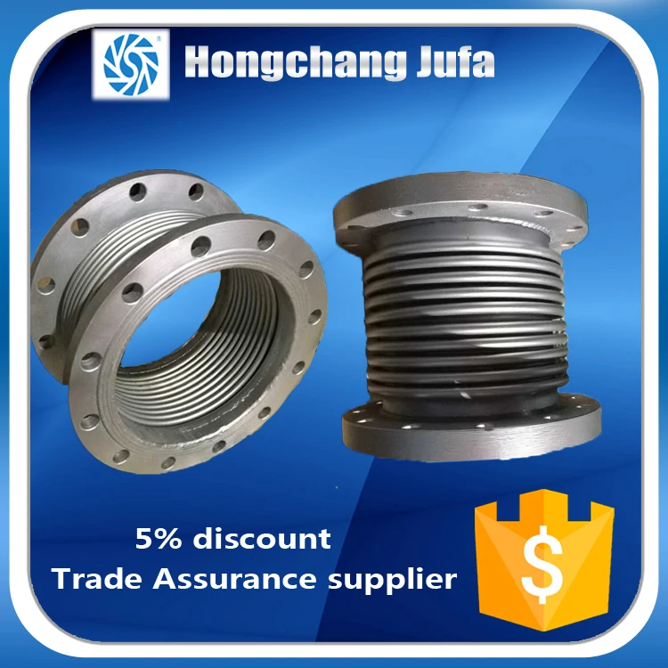 Ss316 нержавеющей стали компенсатор фланец расширение сильфоны длина fulid