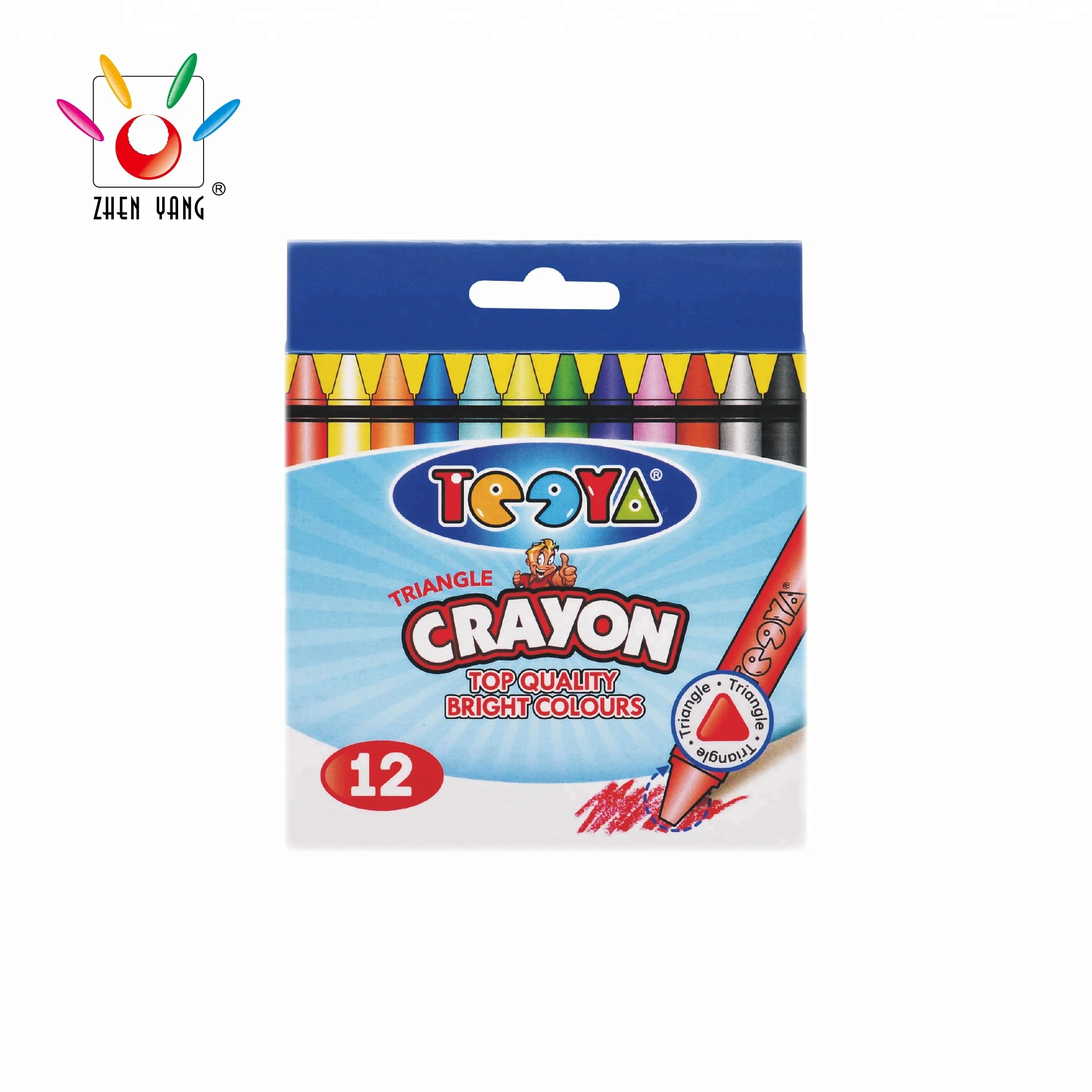 WAX CRAYON IN NORMAL SIZE 6CT 8CT 10CT 12CT 16CT 24CT