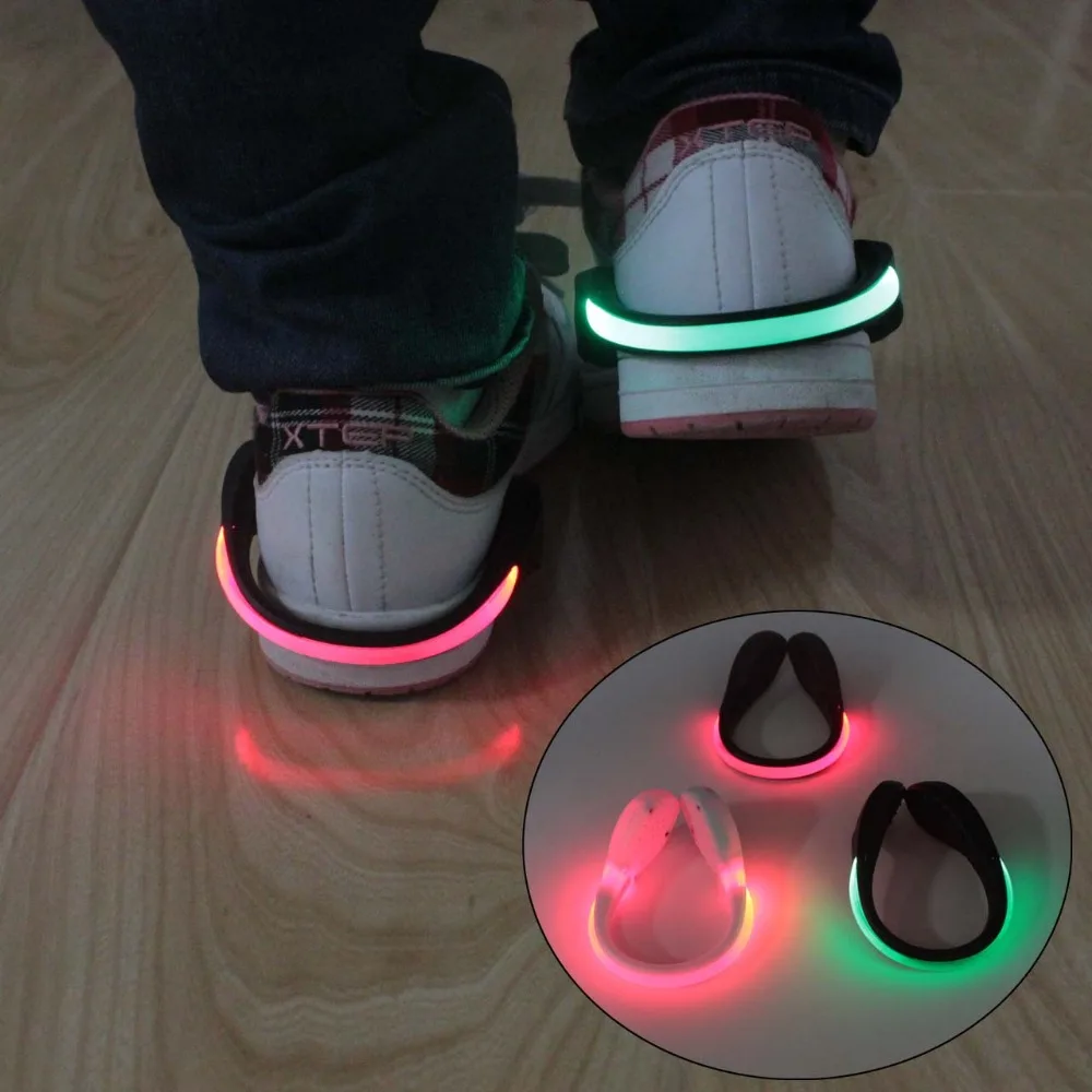 wholesale High quality shoe clip light shoe clip light glow in dark shoe clip light sports toy