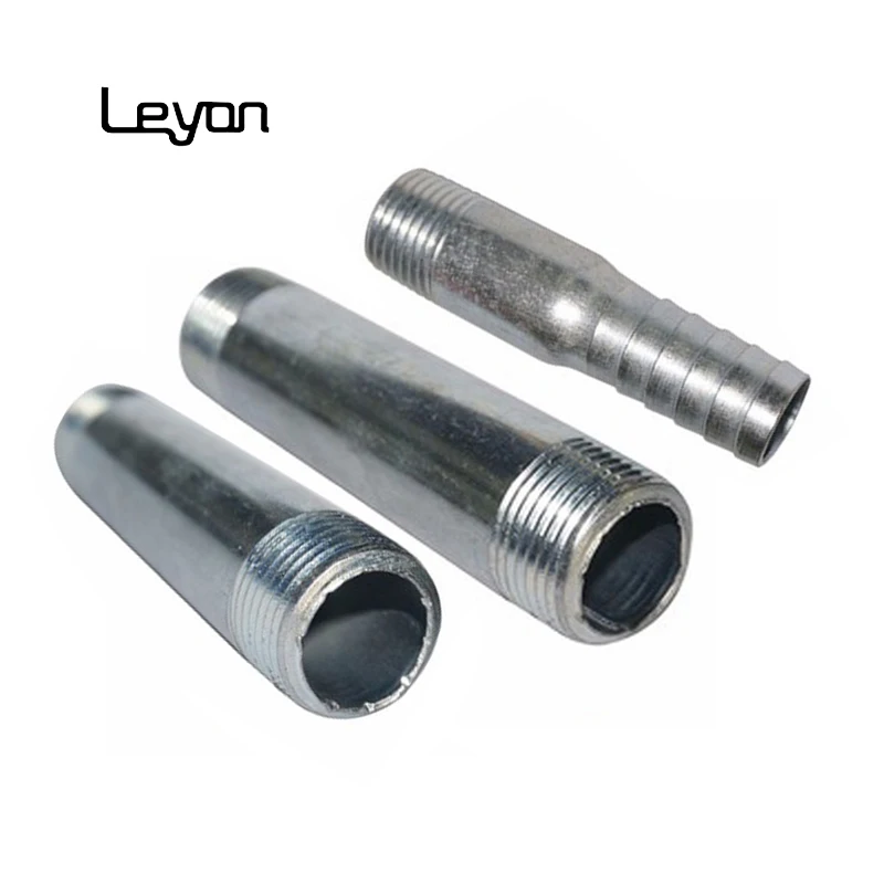 galvanized a105 forged socket fittings swage nipple bspt sch40 carbon steel hydraulic adapter /pipe nipples