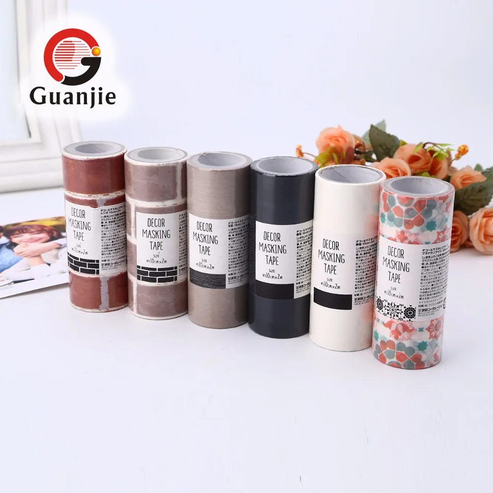 Home decoration Multicolor Beautiful Patterns Cute Washi tape size is 10cm*2m