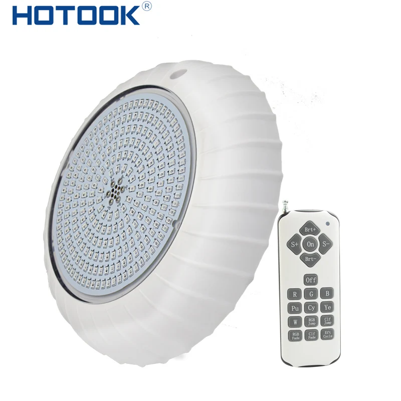 
HOTOOK Mini 18w 42w 24 volot 12v led pool lights bulb rgb ip68 wall mounted underwater swimming pool light 