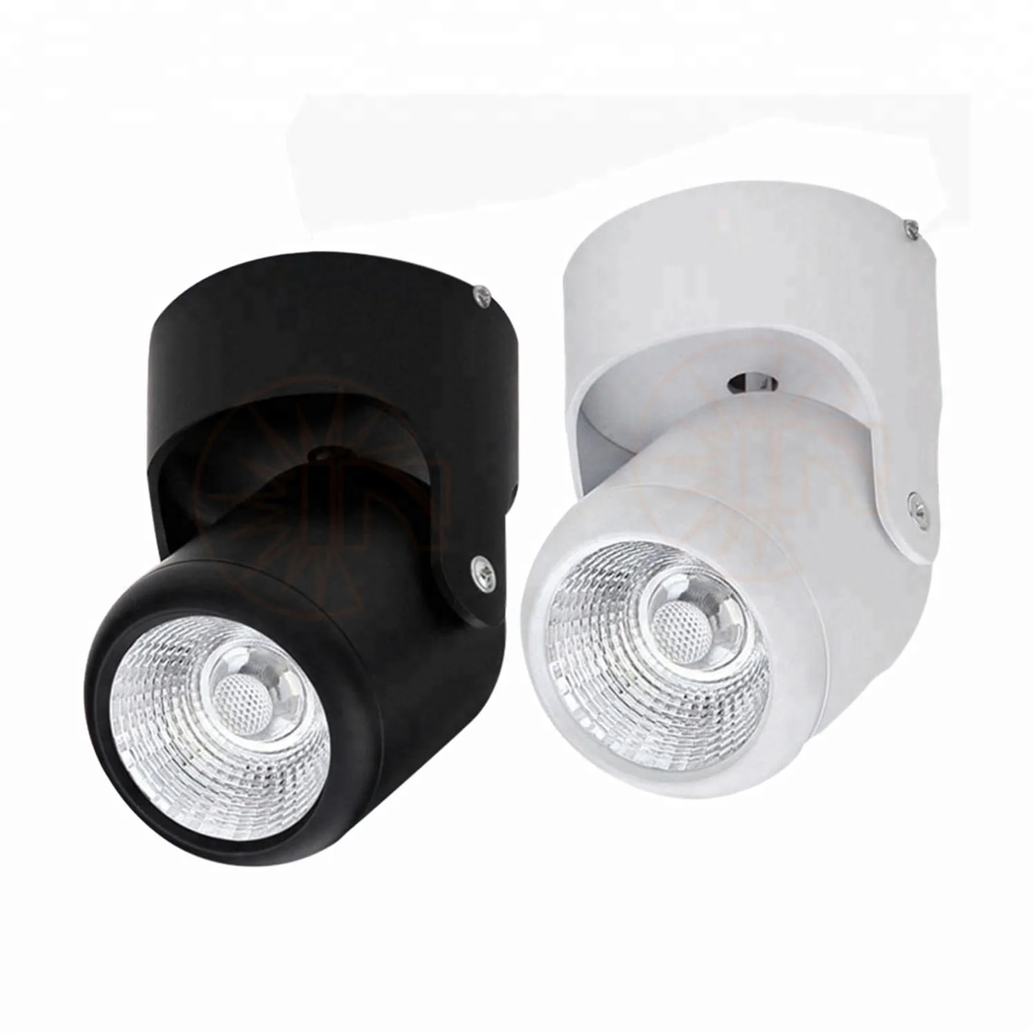 IN-TL128 360 Degrees Rotation Indoor Lamp 5W 7W 10W 12W 15W 20W COB LED Track Light Surface Mounted Ceiling Downlight Spotlight