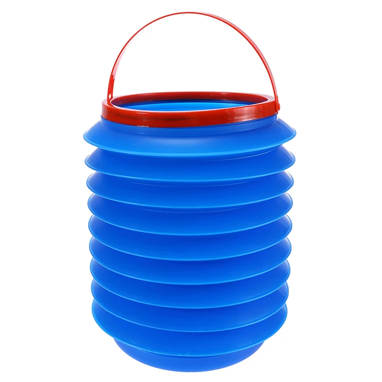 Factory Supplier Plastic Water Bucket With Lid Collapsible Plastic Water Bucket