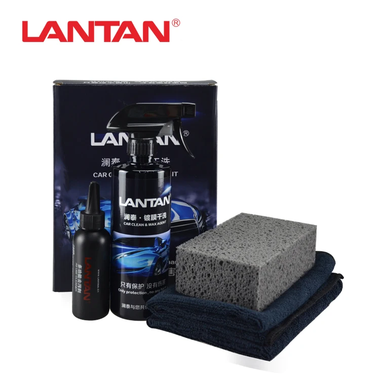 
LANTAN Wholesale Super Polymer Eco-friendly Waterless Car Wax & Wash Liquid Wax 