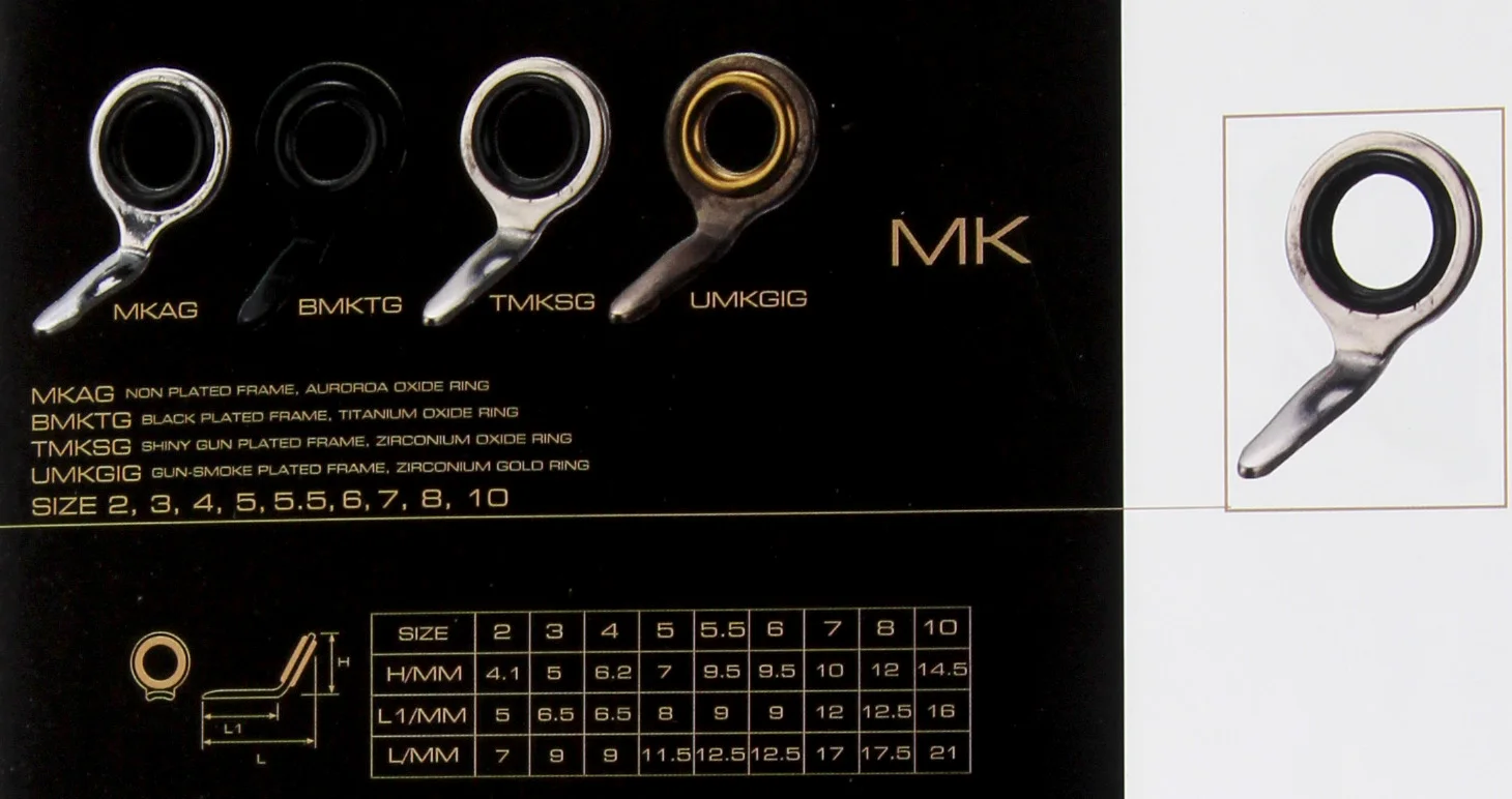 MK single foot  SIC ring fishing rod guide