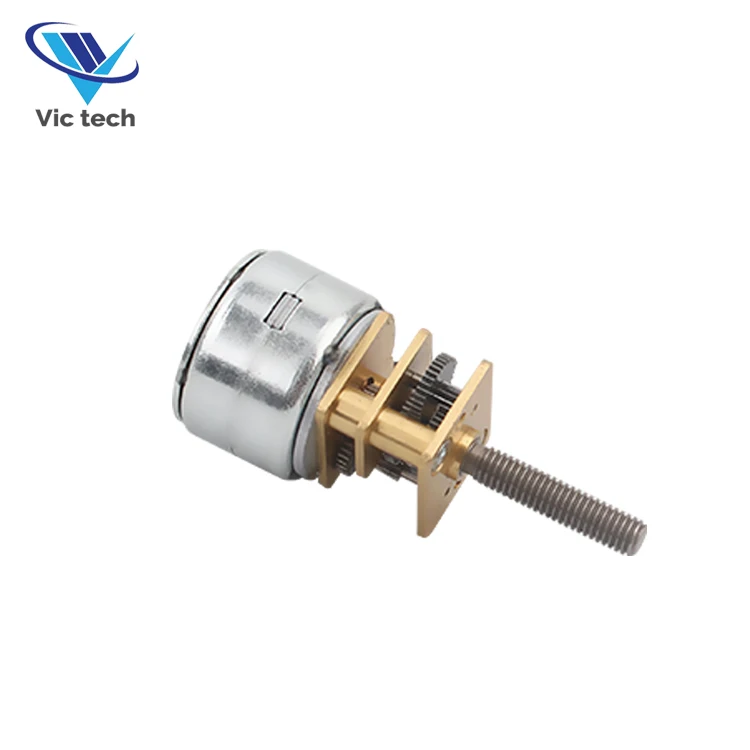 VSM15-816G 5V two phase mini stepper motor high torque gearbox stepper motor