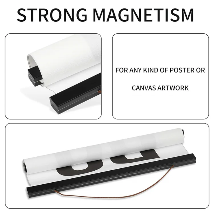 2019 Newest Handmade Minimalist Art Hanging Magnetic Poster Hanger Frame for Posters and Prints