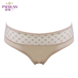 Plaid pretty sexy mature women lace mesh panties