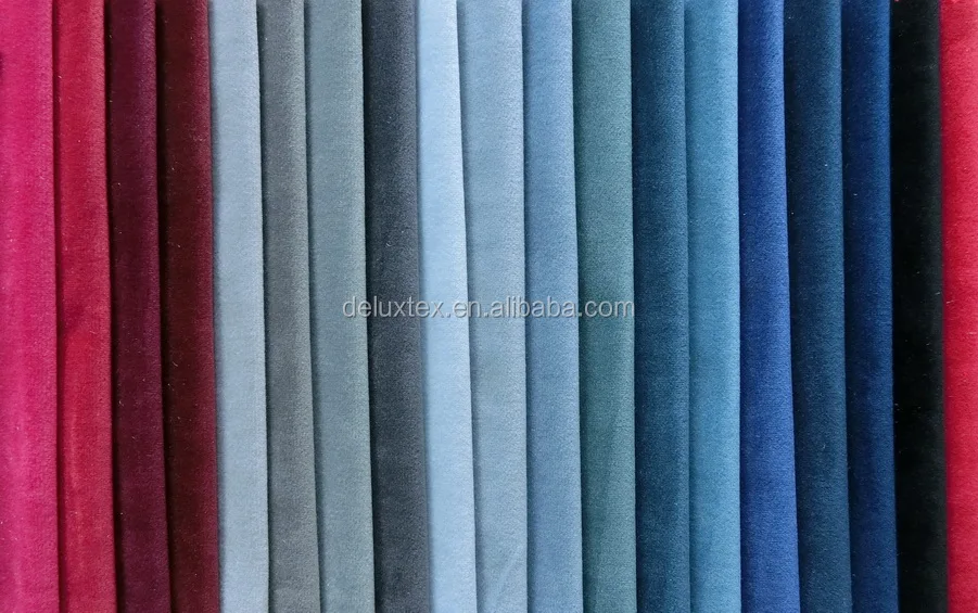 
ITALY VELVET 290GSM textiles used for curtain fabric 