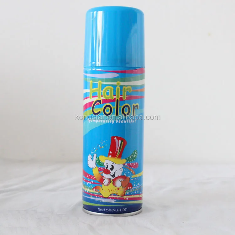 Instant neon color aerosol colorful hair spray