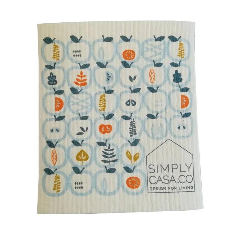 Super Cleaning Kitchen Cellulose Sponge Dishcloth Wipe for kitchen