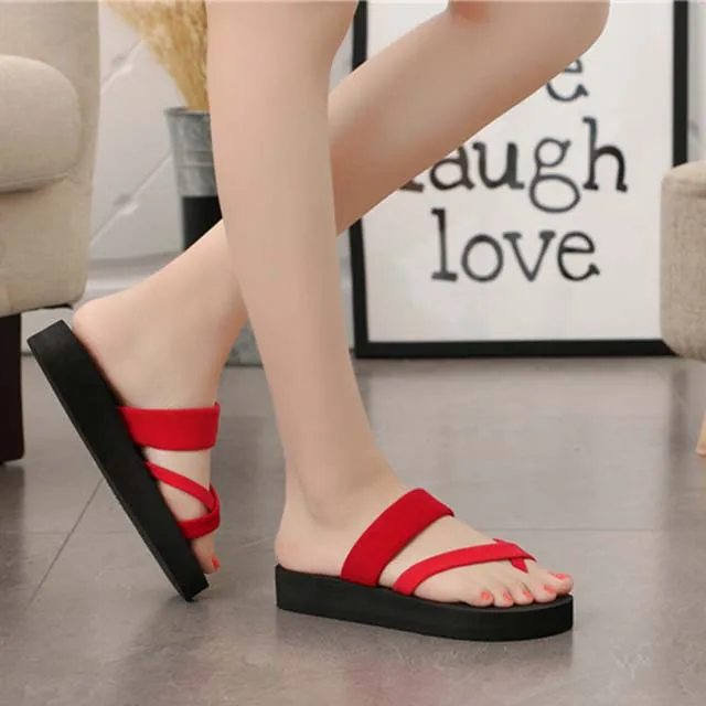 Шлепанцы Greatshoe на высоком Плоском Каблуке женские шлепанцы из ЭВА модные и сандалии
