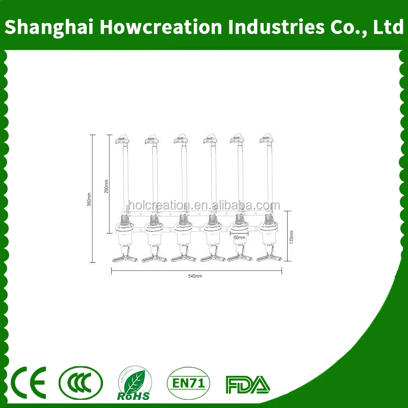 Drinks  Dispenser Tool, 6 Bottle Wall Moun Beverage Stand Wall Bracket Drink Wine Dispenser New