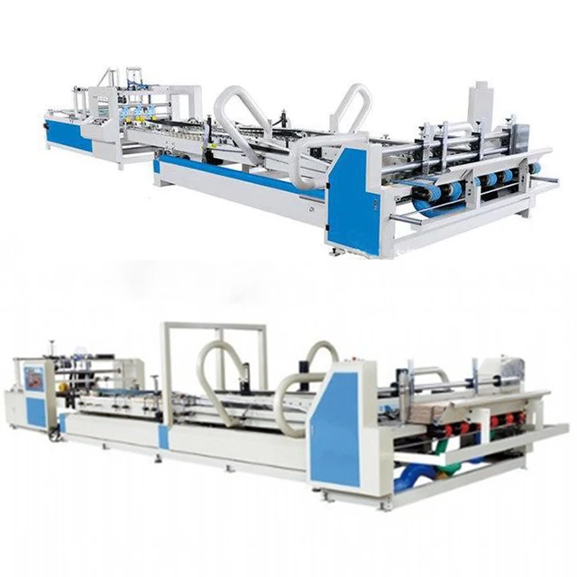 supplier automatic carton box stitcher machinery for carton box / folding gluing stitching machine