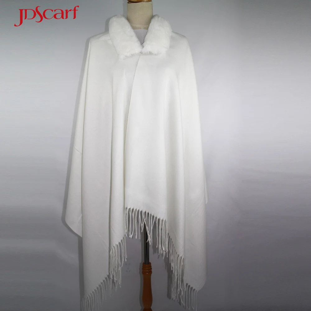 Thick merino wool india feather tatting turkey white shawl for dress with fur