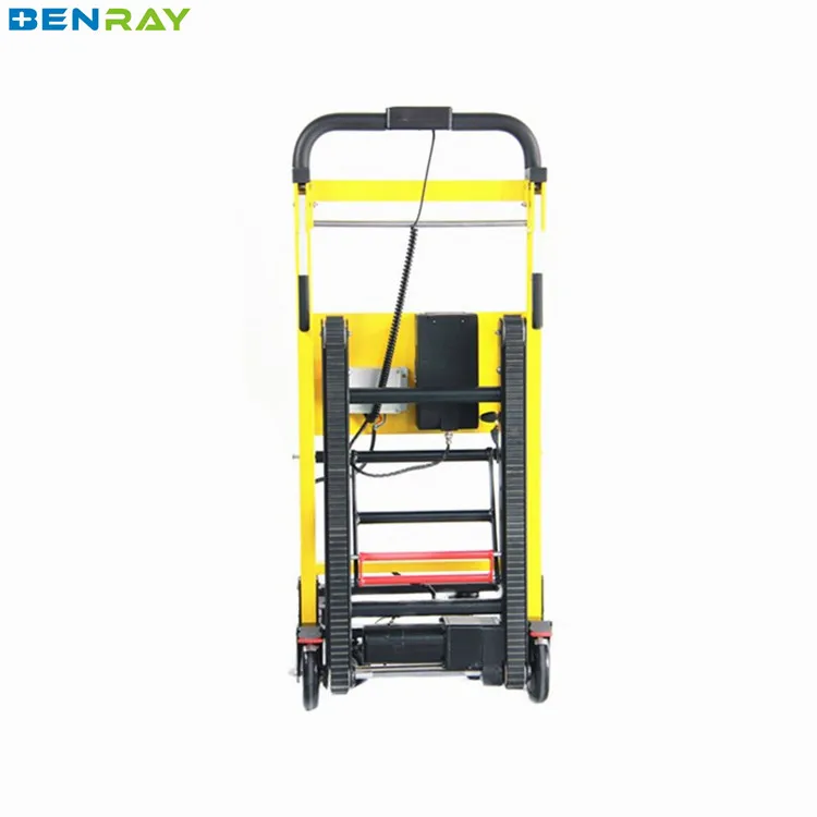 BR-SC003B Powered Electric Stair Climbing Trolley Hand Folding Cart Climb Stairs Luggage Cart For Heavy Cargo