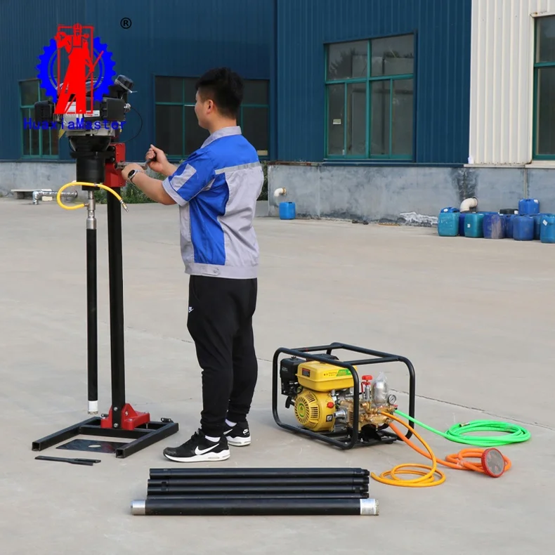 New condition BXZ-2L backpack core sample drilling rig/ mine exploration machine/portable knapsack core drill