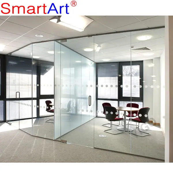 
glass office partitions with glass office door 