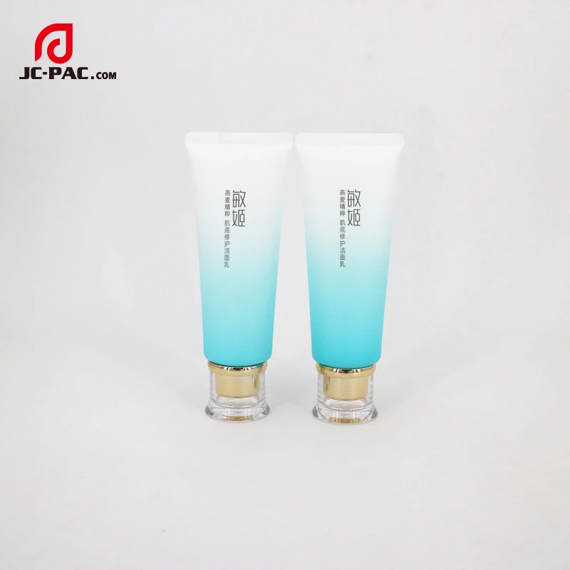 Dia 40mm Plastic Soft Cosmetic Tube New Body Care Packaging for Facial Honey Cleanser with Acrylic Screw on Cap