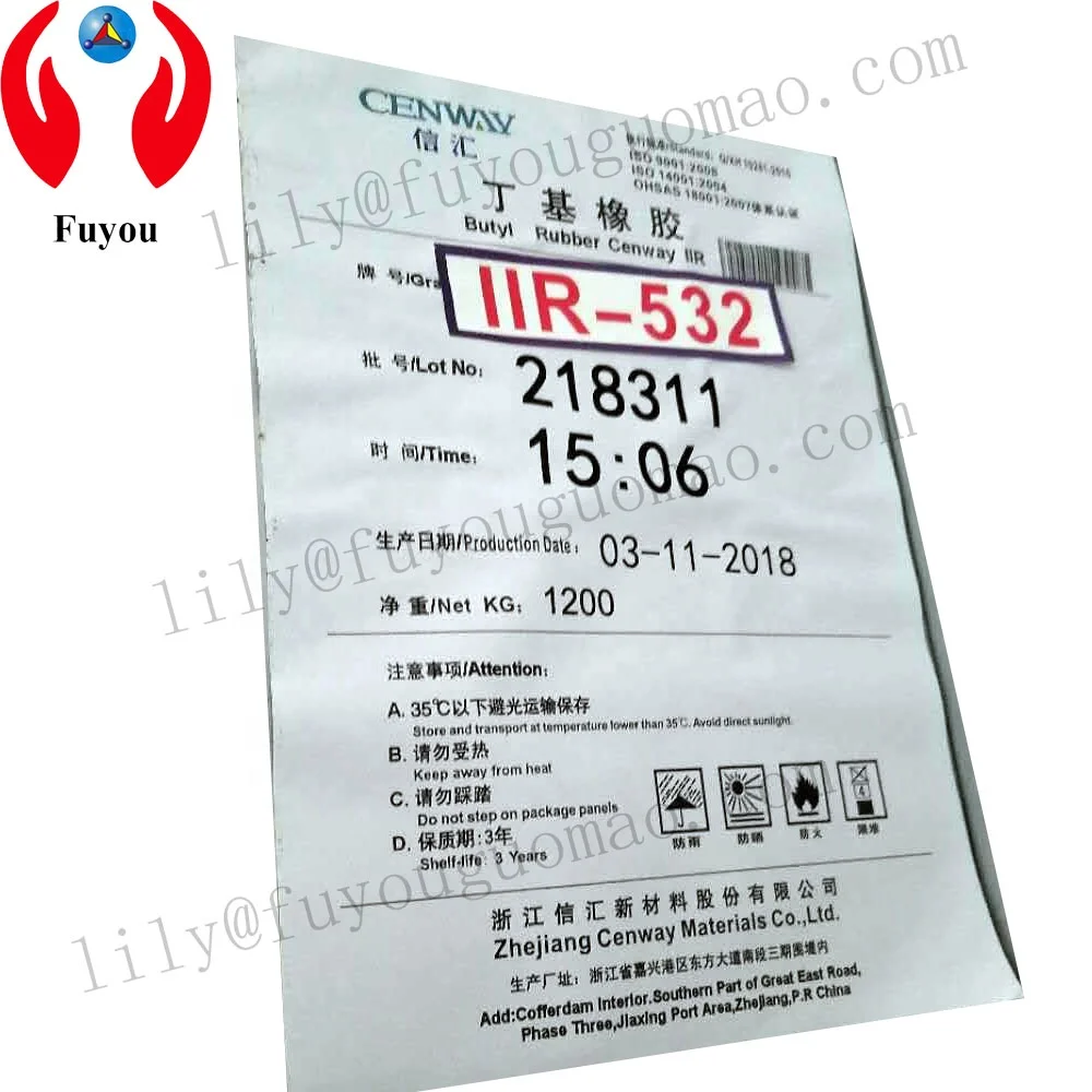 
rubber 532 Mainly widely used for the manufacture of tire tubes, vulcanized capsules and water tires and other products 