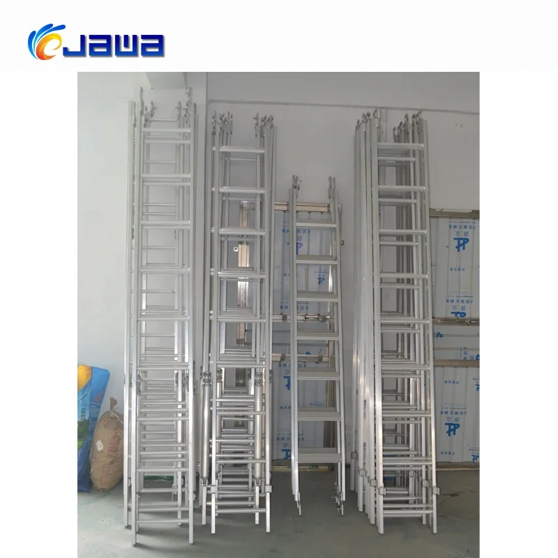 High Grade Aluminum Mobile Scaffolding, Tower scaffolding