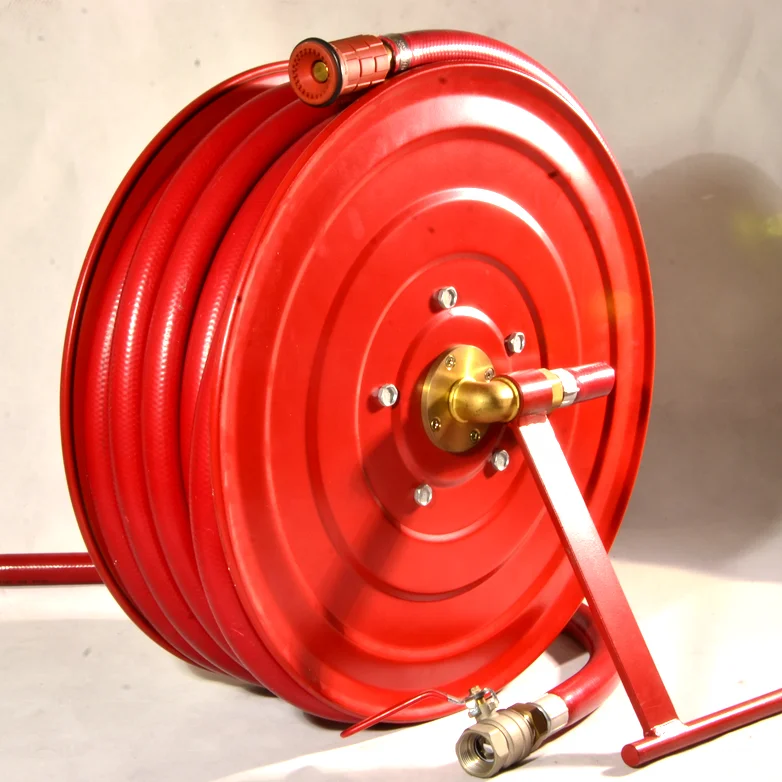 Fire Fighting Equipments Manual Retractable fire Hose Reel