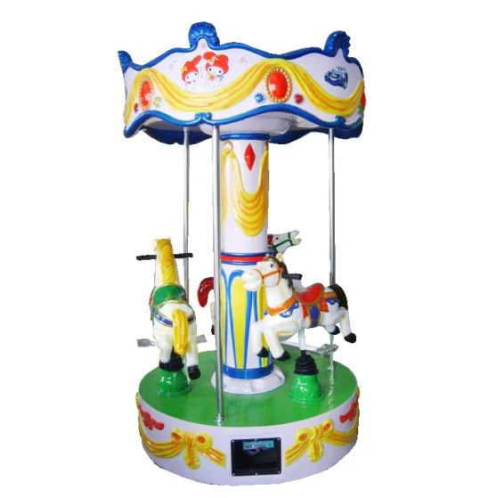 Высококачественная машина для парка аттракционов электрическая карусель лошадь