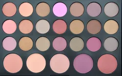 High class makeup cosmetics warm tone organic eyeshadow palette oem