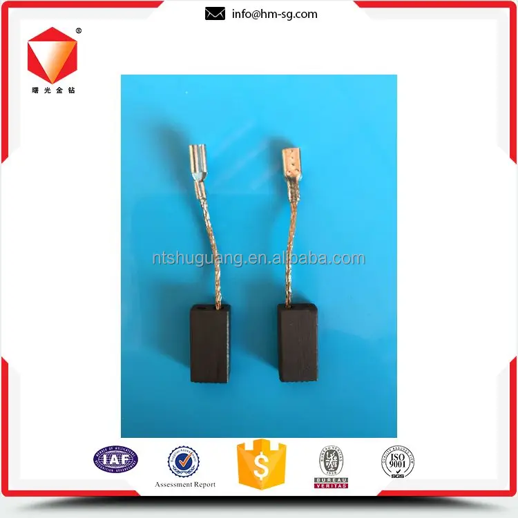 Top supplier low density carbon brushes for hilti motors