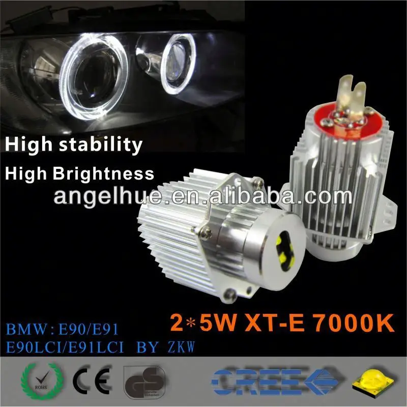 Toptree Double HID Bi-xenon Projector Lens Light(Angel eye,CCFL Angel Eyes,Angel Eyes Xenon Kit) led angel eyes for bmw e90