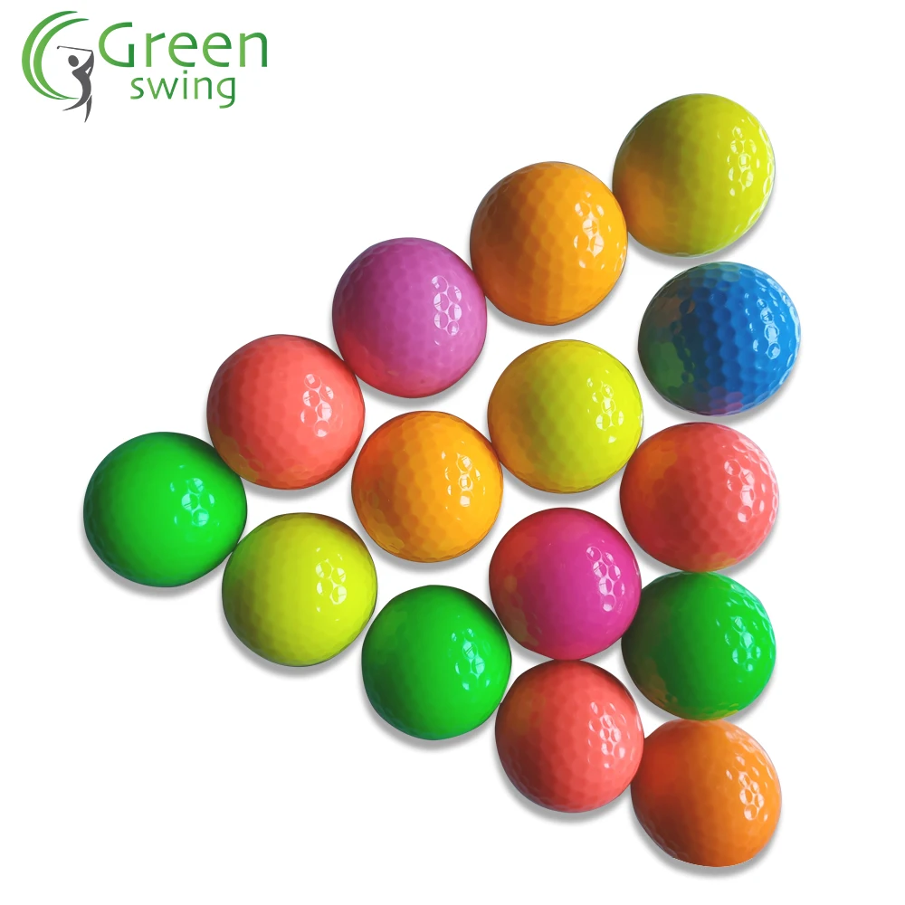 
Surlyn Colorful practicing Golf Ball Golf Range Ball 