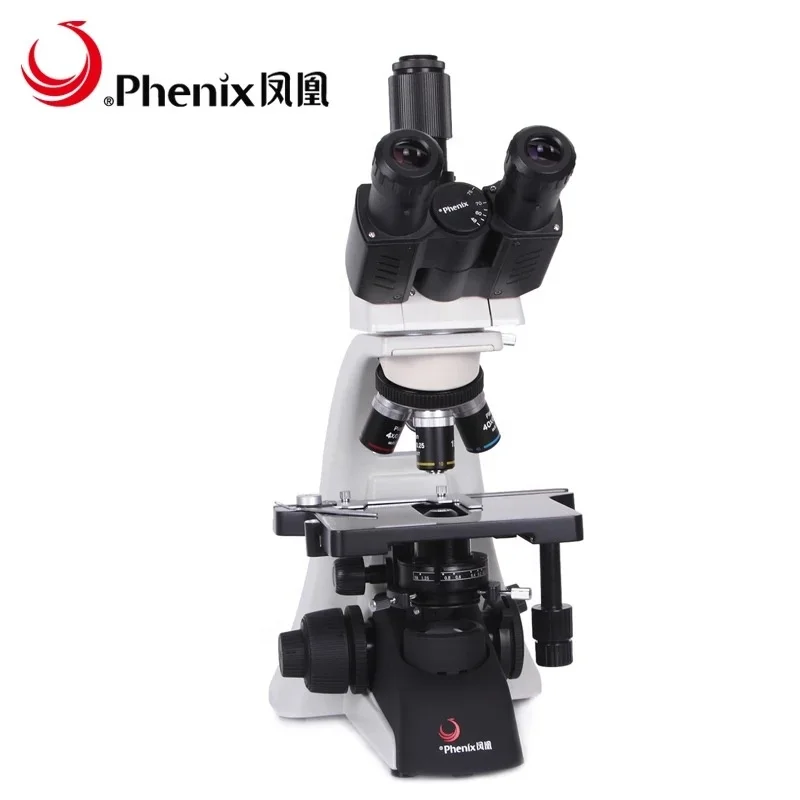 Phenix 5.0mega camera Professinal 40X-1600X Trinocular Biological Microscope for  laboratory