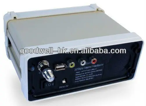3.5 Inch  LCD Monitor  Handheld Digital Satellite Finder built in Rechargeable Battery