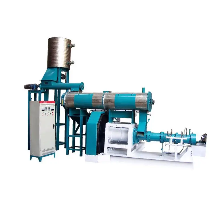 1 Tons Per Hour Fish Feed Extruder Pet Feed Pellet Mill Fish Meal Machine