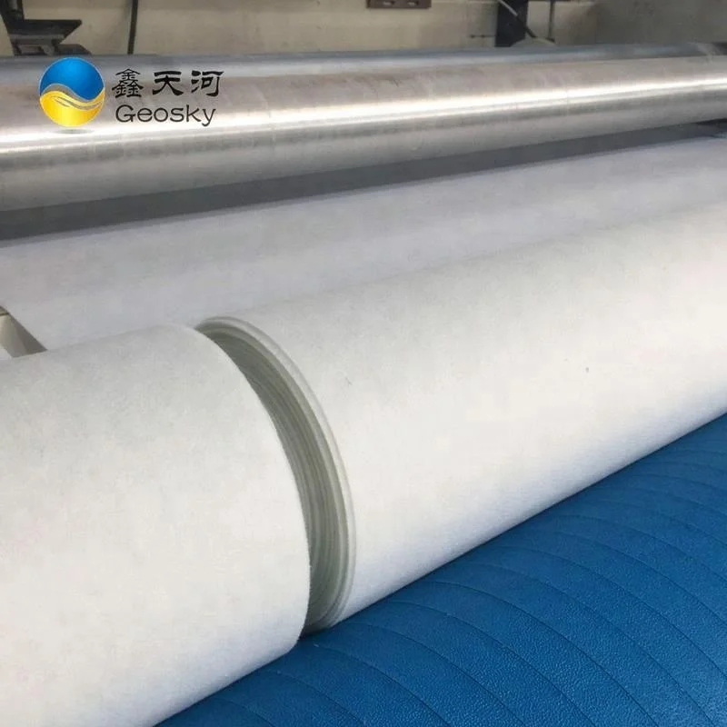 
100gsm 120gsm 150gsm factory Needle Punched Polyester Non woven Geotextile price 
