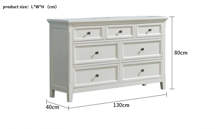 Factory Directly Supply Modern Blue Commodity TV Stand Natural Wooden Chest Drawer Living Room Cabinet