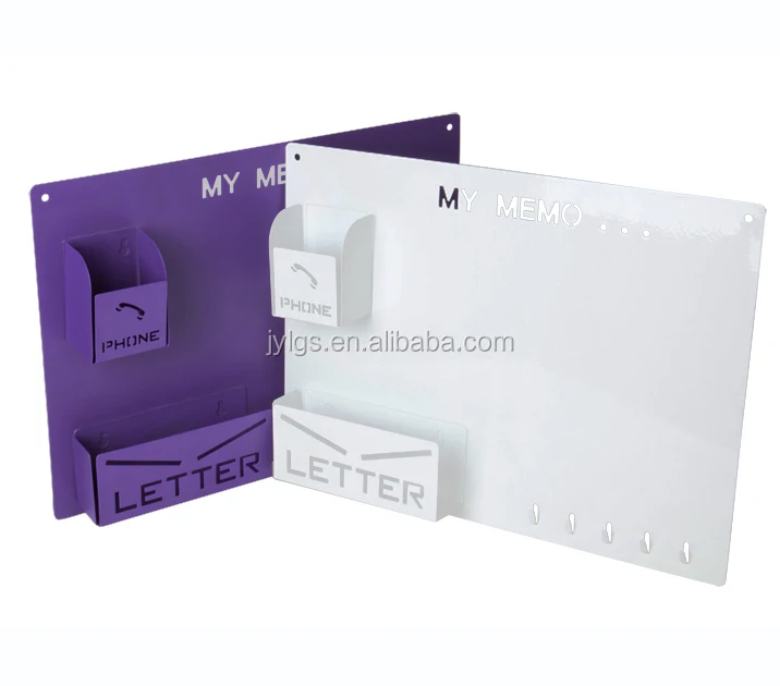 Металлическая магнитная доска для записей с 3 функциями