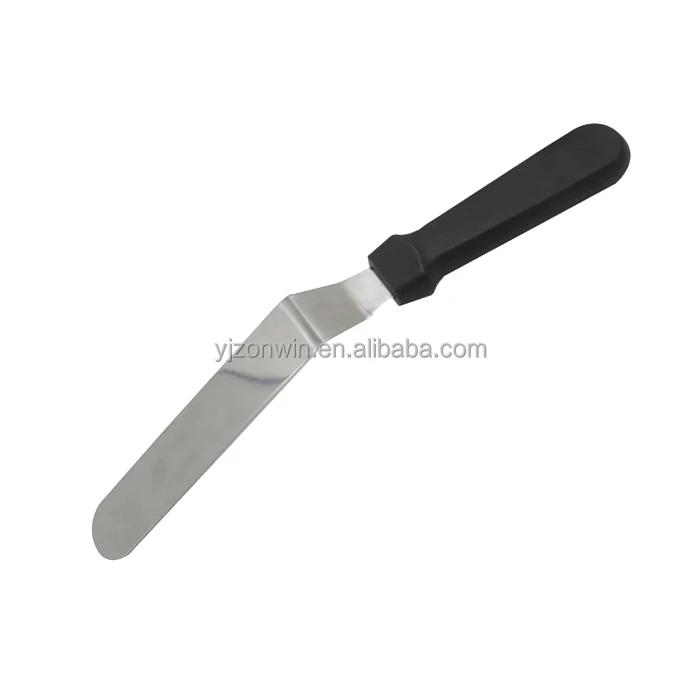 Item V1-014 plastic handle 6 inch s/s spatula /mini-serving turner