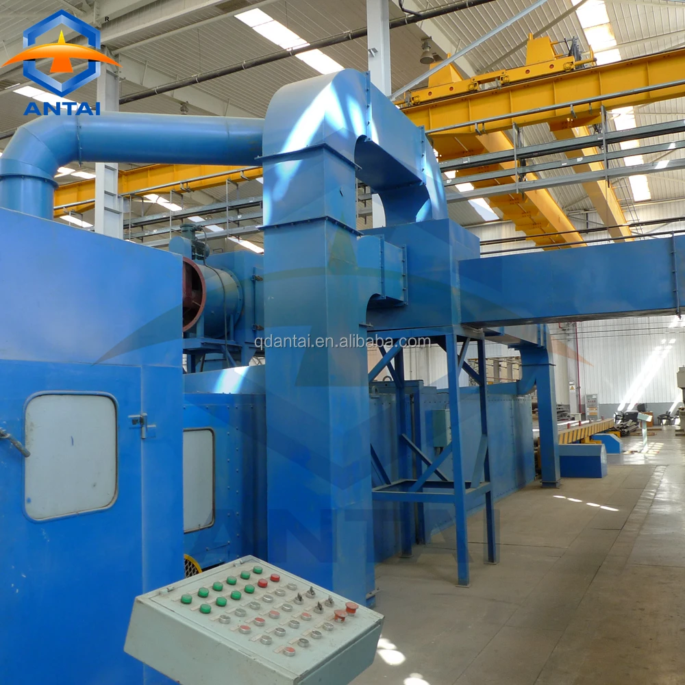 QXY2500 дробеструйная машина/линия сохранения стальных пластин и дробеструйная машина для стального листа