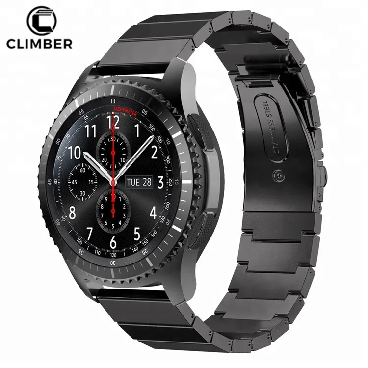 For Gear S3 Frontier Accessories Bands,Stainless Steel Watch Band Strap For Samsung Gear S3 Classic