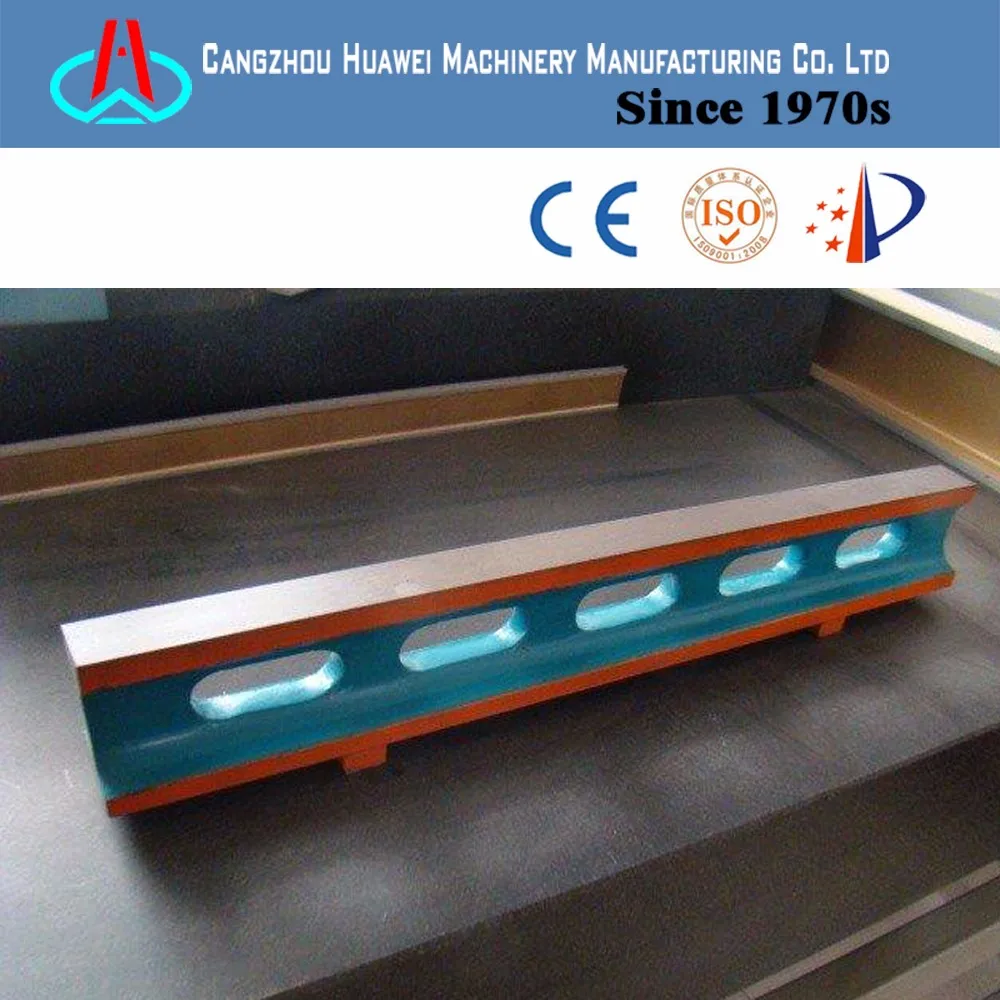 High precision cast iron straight edge ruler tools