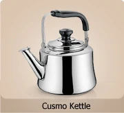 Manufacturer Elegant Stainless Steel Whistling Straight Outdoor Or Indoor Water Kettle With Bakelite Handle