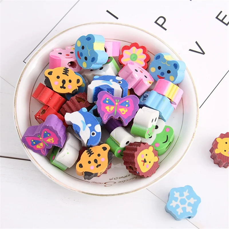 Promotion Stationary Animal Random Style Magic Student Rubber Pencil Eraser