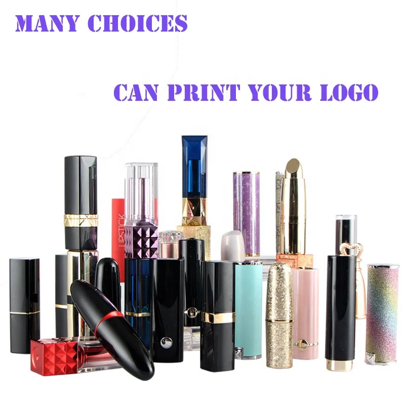 
Glossy Top Quality Good Price custom logo 3.5g capacity lipstick tube lip balm containers 