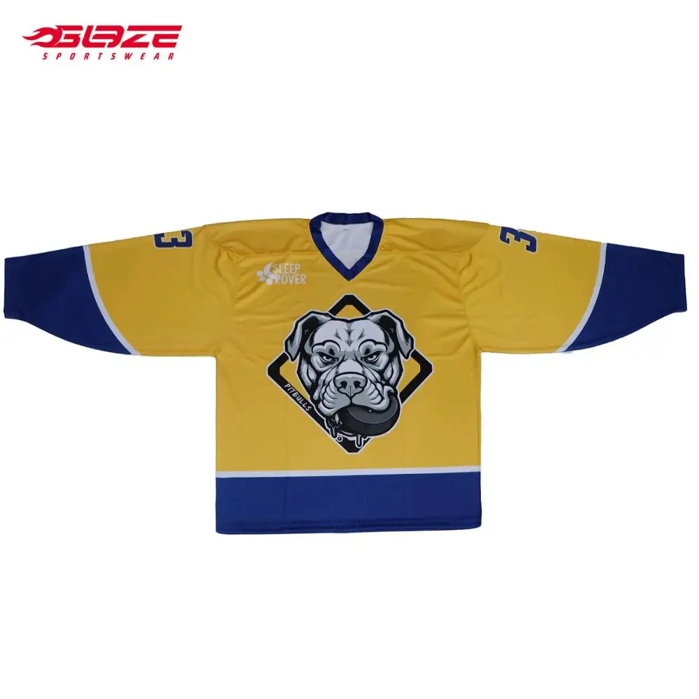 Promotional Full Digital Printing Technic Custom Blank Ice Hockey Jersey