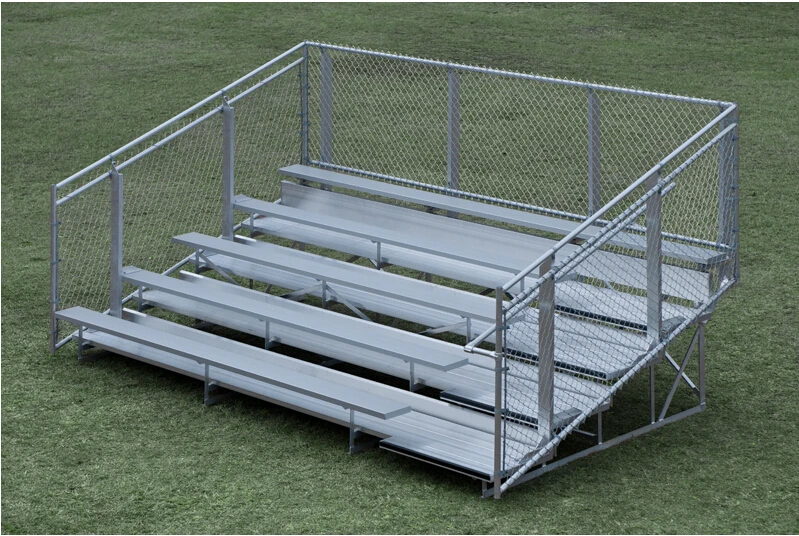 5 Row volleyball bleacher aluminum disassembly bleachers