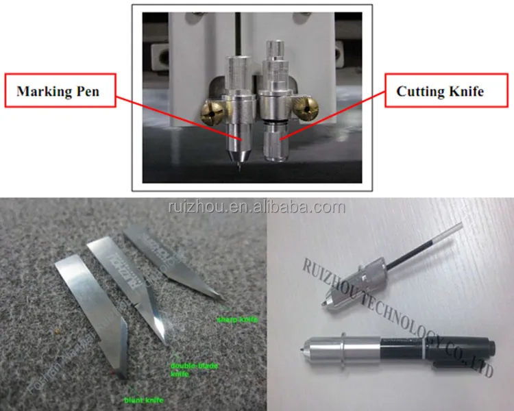 RUIZHOU Flatbed shoes paper pattern cutter